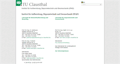 Desktop Screenshot of ifa.tu-clausthal.de