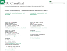 Tablet Screenshot of ifa.tu-clausthal.de