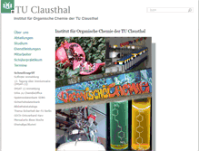 Tablet Screenshot of ioc.tu-clausthal.de