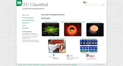 Desktop Screenshot of lac.tu-clausthal.de
