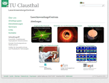 Tablet Screenshot of lac.tu-clausthal.de