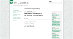 Desktop Screenshot of ielf.tu-clausthal.de