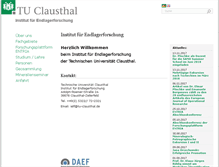 Tablet Screenshot of ielf.tu-clausthal.de