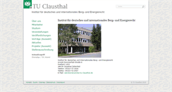 Desktop Screenshot of iber.tu-clausthal.de