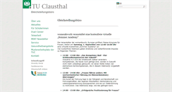 Desktop Screenshot of gb.tu-clausthal.de