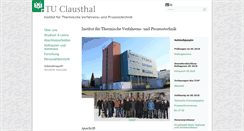 Desktop Screenshot of itv.tu-clausthal.de