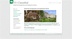 Desktop Screenshot of iaac.tu-clausthal.de