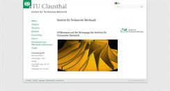 Desktop Screenshot of itm.tu-clausthal.de
