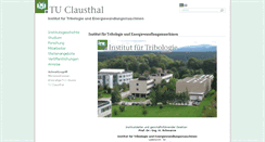 Desktop Screenshot of itr.tu-clausthal.de