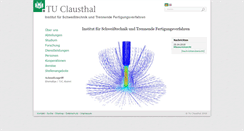 Desktop Screenshot of isaf.tu-clausthal.de