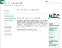 Tablet Screenshot of ite.tu-clausthal.de