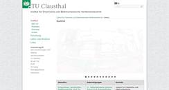 Desktop Screenshot of icvt.tu-clausthal.de